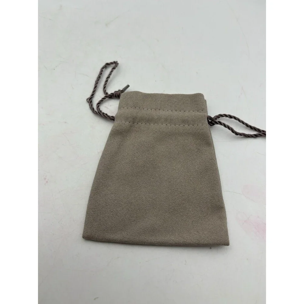 David Yurman Gray Jewelry Dust Bag Drawstring Storage Pouch 3.5x5